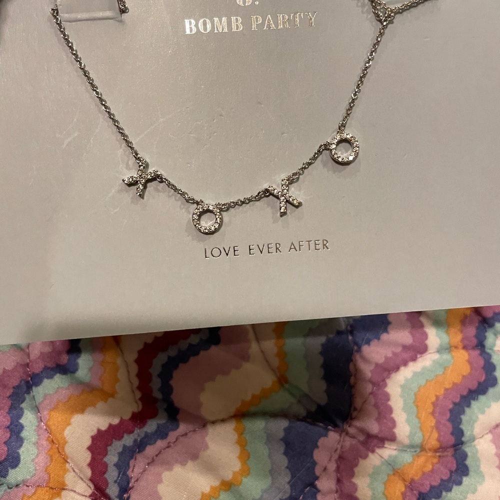 XOXO Bomb Party Necklace